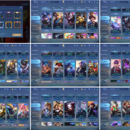 #269NF | Lv 96 - Heróis 111 Skins 145 . 1 Colecionador . 1 KOF . 1 Kungfupanda . 8 epic Loja. 2 MSC . 21 Especial . 4 SL . Emblema max 2